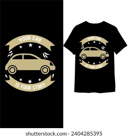 vintage car t shirt design