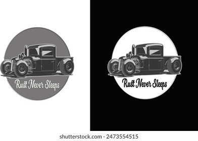 Vintage car T shirt designs