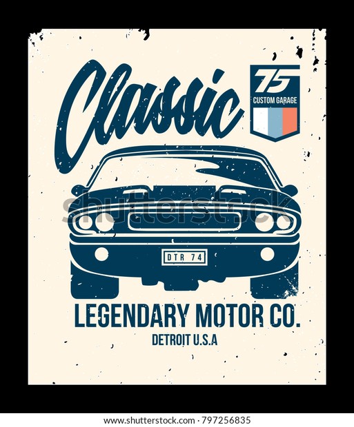 vintage car t shirt