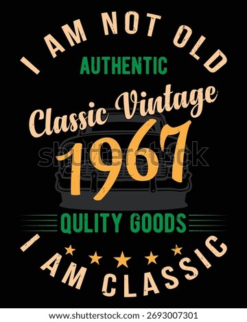 Vintage Car T-Shirt Design. Vintage T-Shirt Design. Car T-Shirt Design. T-Shirt Design