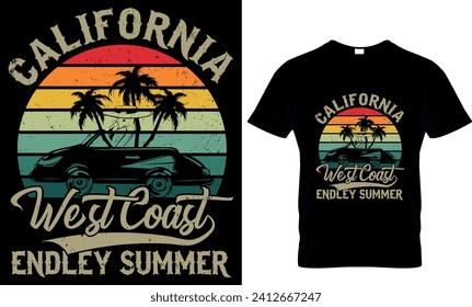 vintage car t-shirt design template 