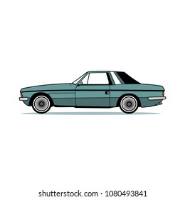 Vintage car vector