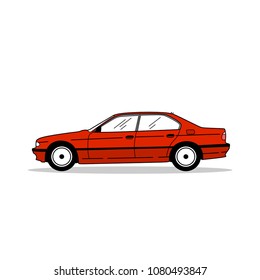 Vintage car vector