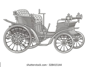 Vintage Car Vector 