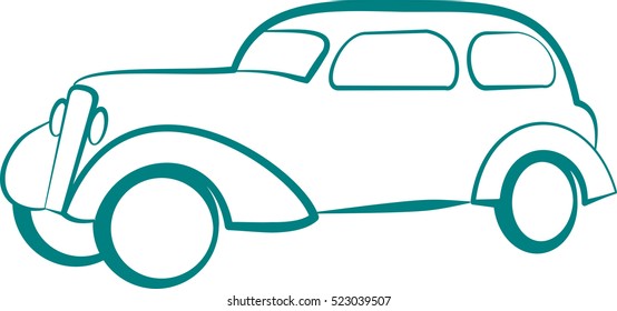 Vintage Car Vector
