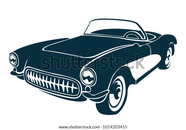 Download Vintage Car Vector File Stock Vector (Royalty Free) 1014203455