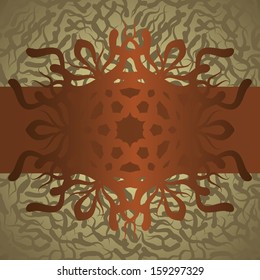 Vintage card with abstract pattern. Seamless background. Abstract background      