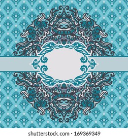 Vintage  card background vector