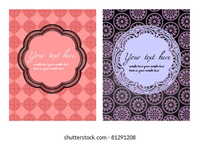 vintage card design