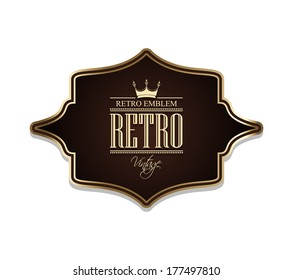 Vintage card design for greeting card, invitation, menu