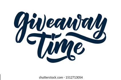 giveaway text images stock photos vectors shutterstock https www shutterstock com image vector vintage card giveaway lettering calligraphy text 1512713054