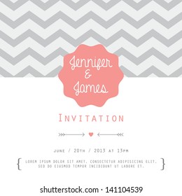 Vintage card, for invitation or announcement svg