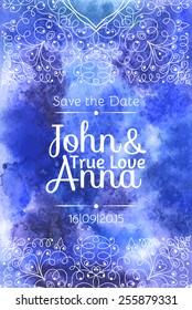 Vintage card, for invitation or announcement