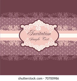 Vintage Card or package design