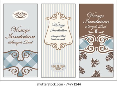 Vintage card set