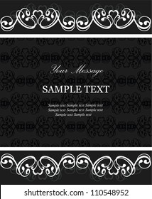 Vintage card. Vector