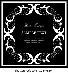 Vintage card. Vector