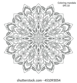 Vintage cards with Floral mandala pattern and ornaments. Vector banner oriental design Layout template. Islam, Arabic, Indian, ottoman motifs. Front page and back page. Easy to use and edit.