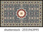 Vintage Carpet pattern.Persian floral carpet.Ikat ethnic style Moroccan rug and carpet.Rich ornament for fabric design,handmade,interior decoration,rug,tapis,yoga mat,textiles.Multicolored background