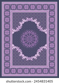 vintage carpet vector design 1