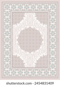 vintage carpet vector design 15