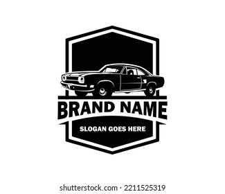 Vintage Cars logo template with service custom and restoration car for your company. Vector logo illustration.