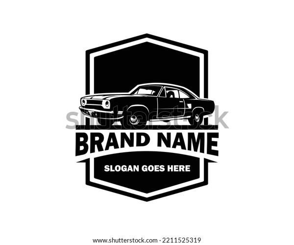 Vintage Cars logo\
template with service custom and restoration car for your company.\
Vector logo\
illustration.