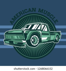 Vintage cars old worn sign. Classic cars retro poster
