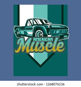 Vintage cars old worn sign. Classic cars retro poster
