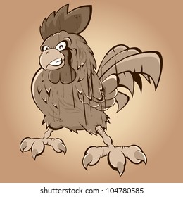 vintage cartoon rooster