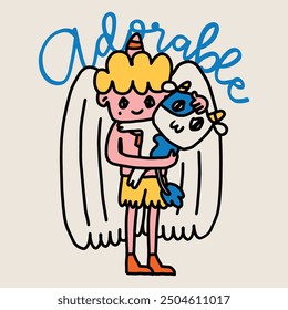 Vintage cartoons and pet friends.