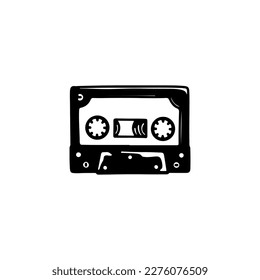 vintage cassette tapes concept vector illustration