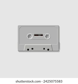 cassette vintage con fondo suave
