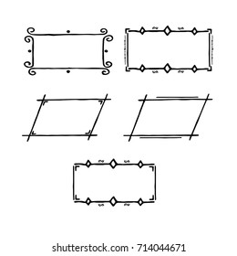 Vintage cast iron frame