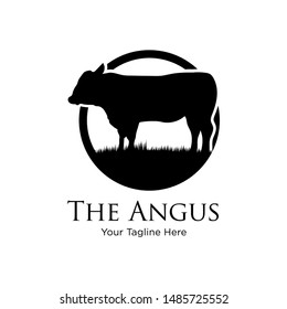 Vintage Cattle / Beef logo design inspiration vector