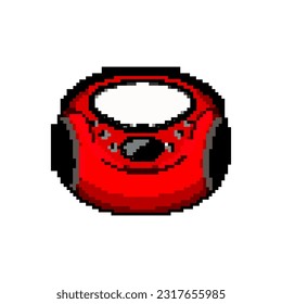 vintage cd player game pixel art retro vector. bit audio sound, retro stereo vintage cd player. old vintage illustration