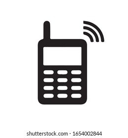 Vintage Cellphone With Wifi Signal vector icon modern and simple flat symbol for web site, mobile, logo, app, UI