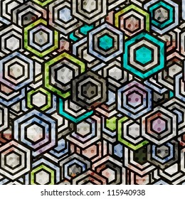 Vintage cells seamless