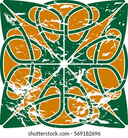 Vintage Celtic pattern. Element of Scandinavian or Celtic ornament 