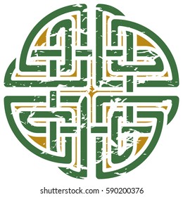Vintage Celtic pattern. Pattern for Scandinavian or Celtic ornament. Vector illustration 