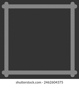Vintage, Celtic Style frame isolated. Vector illustration