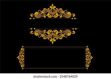 Vintage Chalkboard Label Set, Luxurious Victorian Ornate Frame Elegant Design for Wedding Invitations amp Greeting Cards 