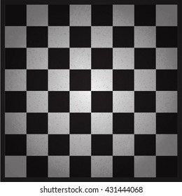 Vintage chess board background - Vector illustration