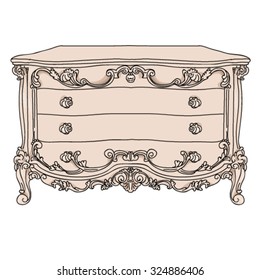Vintage chest of drawers