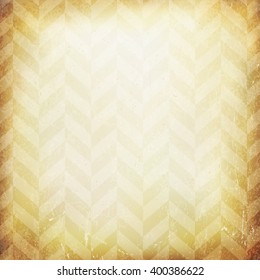 Vintage chevron pattern old paper background
