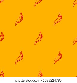 vintage chili background. pepper pattern background. chili doodle pattern background. hot chili pattern background.