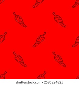 vintage chili background. pepper pattern background. chili doodle pattern background. hot chili pattern background.