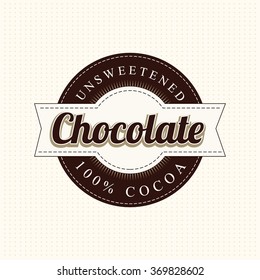 Vintage Chocolate Label