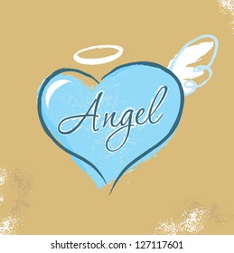 Vintage Christian design Ã¢Â?Â? Angel