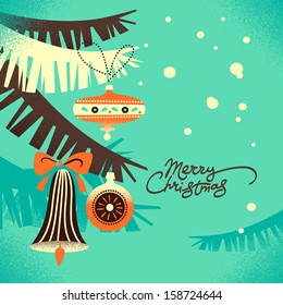 Vintage Christmas background